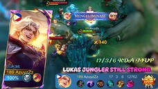 Lukas Jungler Still Strong 17/3/6 KDA MVP!!! | The Best Gameplay Lukas, Best Build and Emblem Lukas