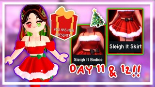 [DAY 11 & 12!!] 🎁🎅 ROYALE HIGH ADVENT CALENDAR! // Roblox Royale High Christmas