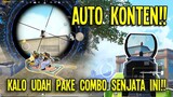 DAMAGE NYA GILA BANGET !! AUTO KONTEN KALO UDAH PAKE COMBO SENJATA INI !! - PUBG MOBILE INDONESIA