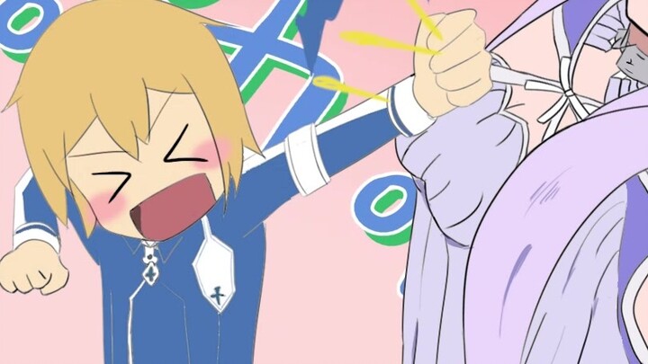 [Sword Art Online][Handwritten][Hammer Song] Shocked, Eugeo punched the entire uw in a fit of anger?