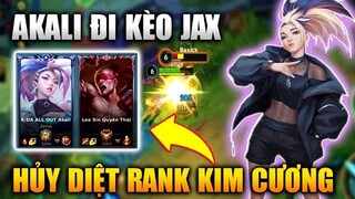 [LMHT Tốc Chiến] Akali Kèo Jax Hủy Diệt Rank Kim Cương Với Akali Top Trong Liên Minh Tốc Chiến