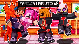 MEU FILHO CRIOU a NOVA AKATSUKI na FAMÍLIA NARUTO no Minecraft!