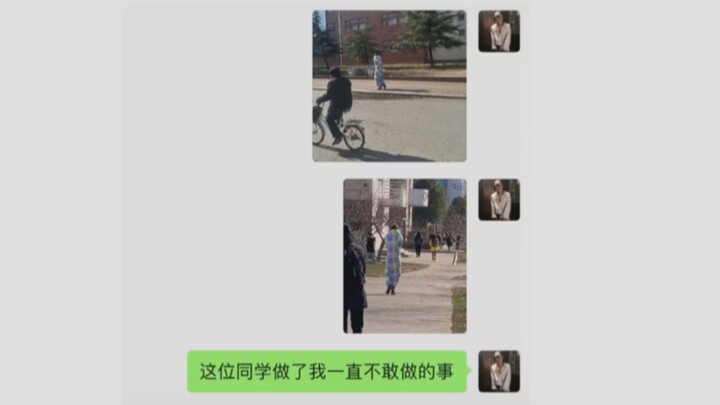 This student did something I’ve always wanted to do but never dared to!