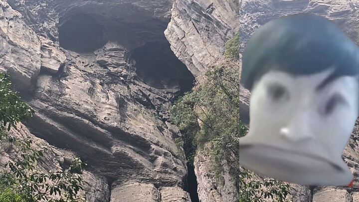 A rock in Chongqing’s Longquan Cave looks just like… Brother Shimieng