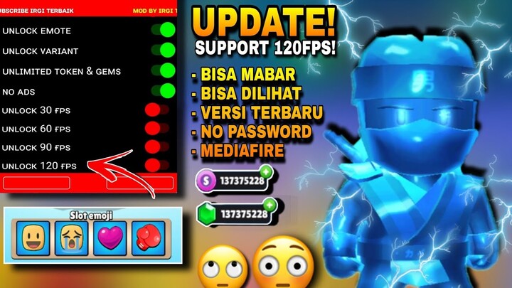 Stumble Guys Mod Apk Terbaru ! BISA DILIHAT MUSUH, UNLOCK EMOTE SKIN, UNLIMITED GEM ! V0.40?? UPDATE