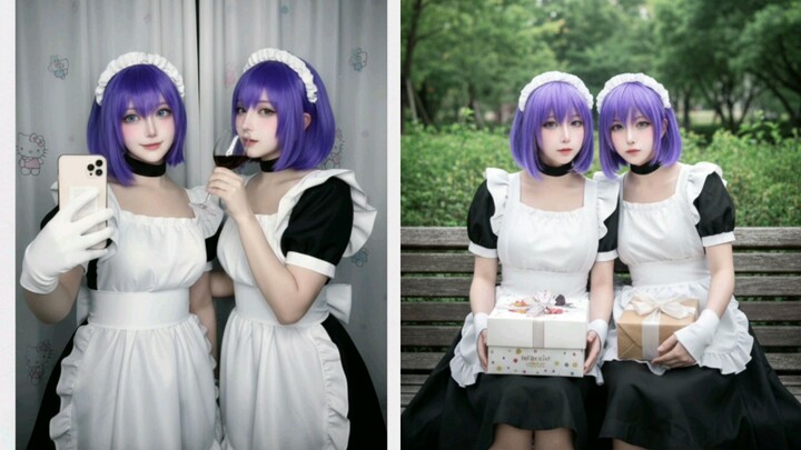 Kaede x Suzu Cosplay 💜💜