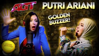 PUTRI ARIANI - Golden Buzzer AGT 2023 | ARGENTINA SINGER - REACTION & ANALYSIS