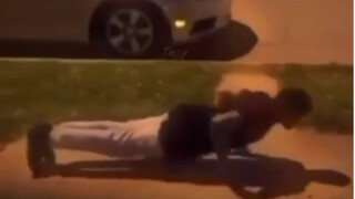 It's just lying face down... Holy crap! Cheating software!