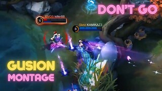 GUSION KOF (KILL MONTAGE) | DON'T GO | MOBILE LEGENDS