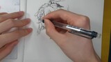Vẽ xong Thần Cỏ chỉ bằng một nét vẽ!
