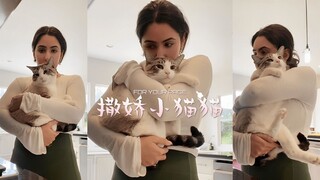 无时无刻都想要抱抱的小猫，放它下来还会生气 😾