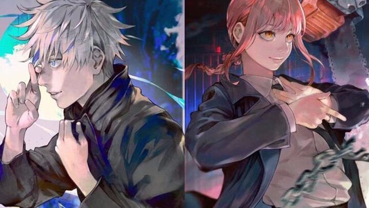 [ Chainsaw Man Jujutsu Kaisen ] Gojo Satoru and Machima