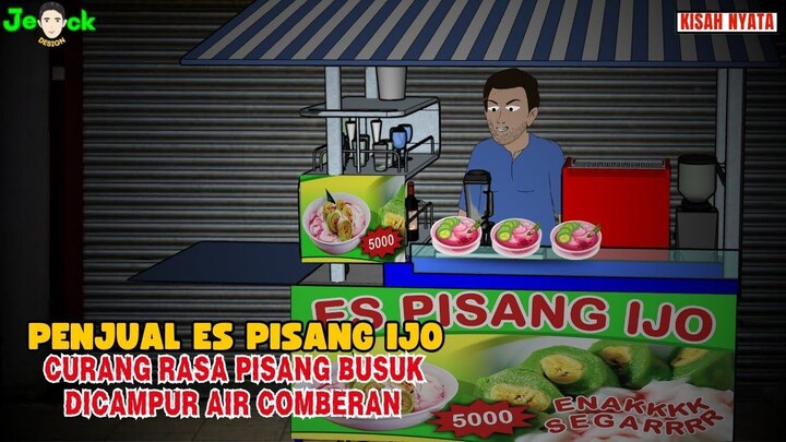 AZAB PENJUAL PISANG IJO CURANG RASA PISANG BUSUK DICAMPUR AIR COMBERAN  SINE
