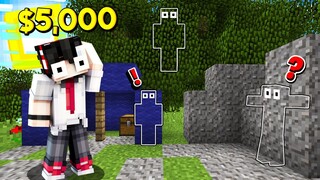 แกล้งเพื่อน!? ซ่อนแอบเนียน หาเจอรับเงินไปเลย 5,000บาท แต่หายังไงก็ไม่เจอ - Minecraft แกล้งเพื่อน