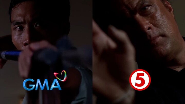 Belly of the Beast - Steven Seagal VS Tom Wu Fight Scene (Filipino Tagalog Dub) (GMA 7 VS TV5) HD