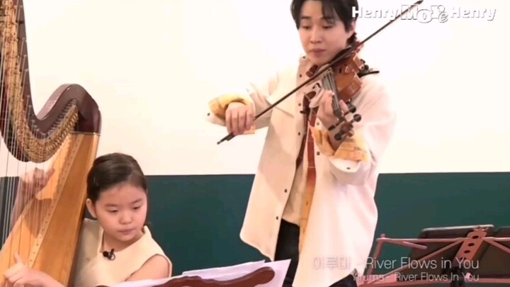真•天籁之音！小提琴X竖琴完美合奏-犬夜叉OST《穿越时空的想念》/《River Flows in You》等 | Henry刘宪华 『一起Henry 2』