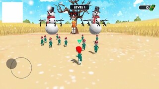 Squid Game DOG DOLL 3D - Squid Game 2022 Christmas Cactus Games Trailer