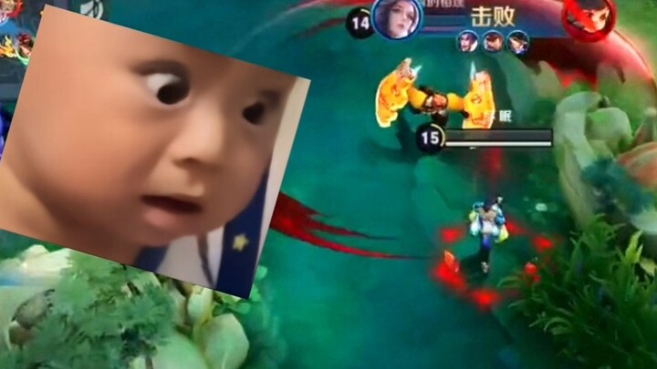 แถบพลังชีวิตต่ำมากจนแยกแยะไม่ออกว่าใครเป็นมิตรหรือศัตรู #Glory of the King