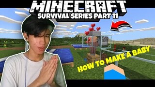 GUMAWA AKO NG SIMPLENG VILLAGER BREEDER | Minecraft Survival (Part 11)