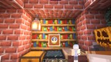Super warm snow sunken survival base || Minecraft building tutorial [Falling 4K120FPS]