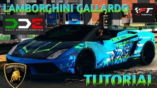 How to make the DDE gallardo design| Car Parking Multiplayer