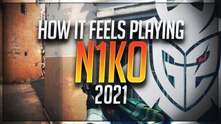 What It Feels Like Playing Against NiKo in 2021.