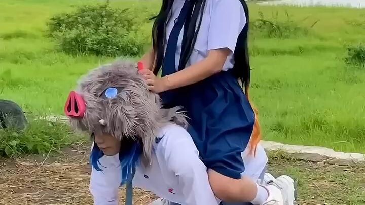 cosplay anime: jadi kuda lumping