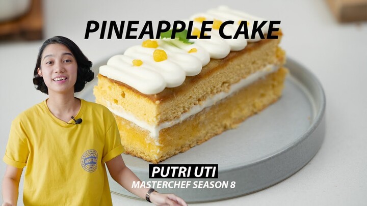 NUNGGU FINAL MASTERCHEF INDONESIA SEASON 8. - RESEP SPONGE CAKE COCONUT LEMON BY PUTRI MCI 8