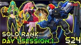 🔴SOLO RANK JOHNSON LESLEY SUN WUKONG AT THE END OF SESSION 24 || DAY 1 SESSION 1