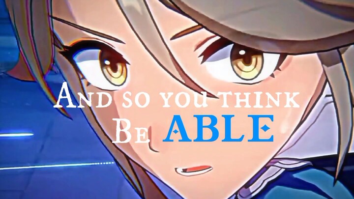 HSR edit×Matilda the musical (The alphabet song)