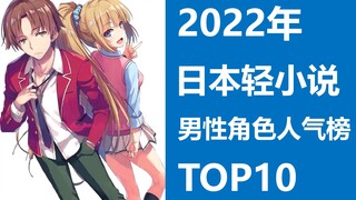 【2022年】日本轻小说男性角色人气榜TOP10，路哥再度封神！