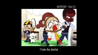 [10] I hate the dentist 🦷  | GH'STORY | #animation #anime