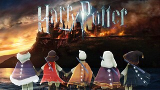 [Sky: Children of the Light]"Harry Potter" Remake Group Portrait Mashup, Hogwarts sites in Sky