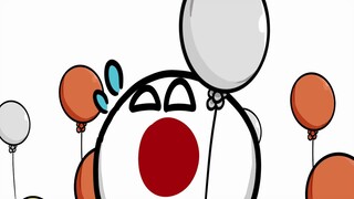 【Polandball】Tang lễ bằng bóng bay của Nhật Bản