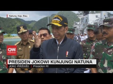 Presiden Jokowi Kunjungi Natuna, Bertemu Nelayan & Tinjau Kapal Perang