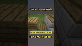 Câu Chuyện Bất Ổn Khi Creeper Muốn Kết Bạn Với Anh Đen Xì Xì 🤣 #shorts