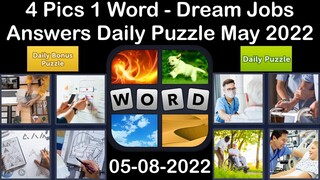 4 Pics 1 Word - Dream Jobs - 08 May 2022 - Answer Daily Puzzle + Bonus Puzzle