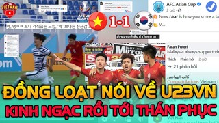 CĐV Từ Châu Á Tới ĐNA Đồng Loạt Tỏ Ra Kinh Ngạc Rồi Thán Phục U23 Việt Nam Hòa Đẳng Cấp