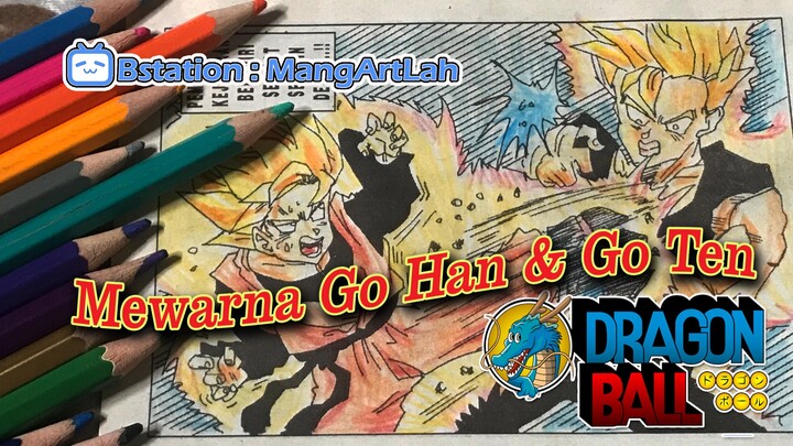 Mewarna Gohan & Go Ten dari Komik Mini jadoel Dragon Ball