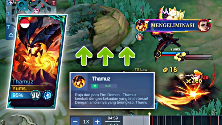 Buff & Revamp Thamuz! Akankah Back To Explane! - Mobile Legends