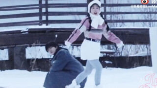 天啊啊我们家站姐就是最岛的！虞书欣小卫枝好爱玩雪的宝宝啊！！小国王快来！！