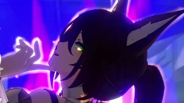 [Catmail Cup] Tried to match the famous scene of Tingyun's head tilting to kill!