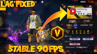 Fix Lag Smooth Graphics Stable 90fps Free Fire Lag Fix Config!