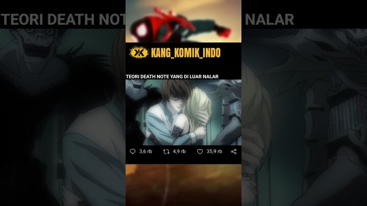 TEORI DEATH NOTE YANG DI LUAR NALAR