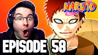 GAARA ATTACKS ROCK LEE?! | Naruto Episode 58 REACTION | Anime Reaction