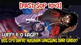 [FAST SOP 1043] LUFFY K.O!? BOS CP0 RASAKAN KEMARAHAN KAIDO!!