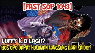 [FAST SOP 1043] LUFFY K.O!? BOS CP0 RASAKAN KEMARAHAN KAIDO!!