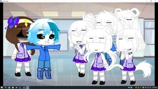 The "voices" // meme // underswap // frans // how blue fallen love with his frisk-