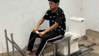 Invention: Fitness-Assisting Toilet