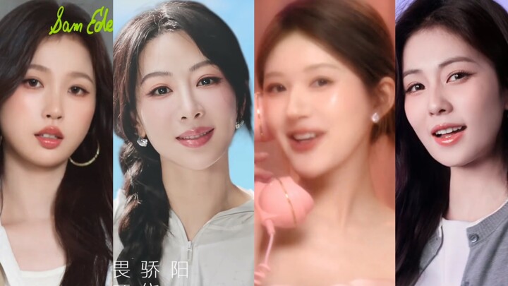 四普最近颜值变四美了吗？四普最新广告营业状态对比！赵露思vs杨紫vs白鹿vs虞书欣